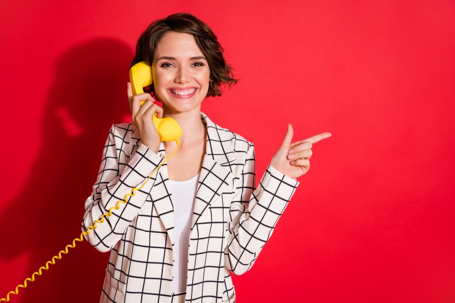 telephone greetings and customer relations